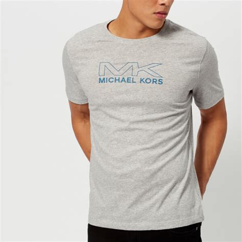 grey michael kors textured jacquard short sleeve tee|Michael Kors T.